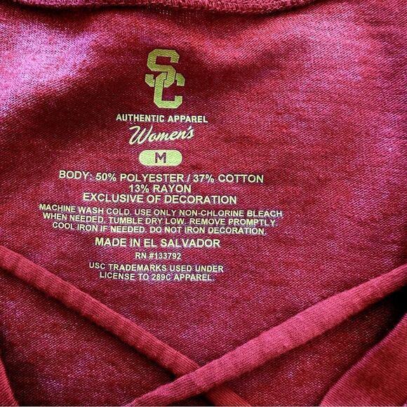 USC Trojans womens short sleeve t-shirt size M - Picture 3 of 5